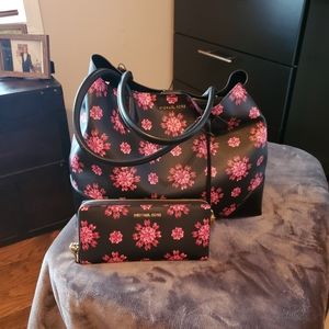 Michael Kors Large Tote and matching wallet.